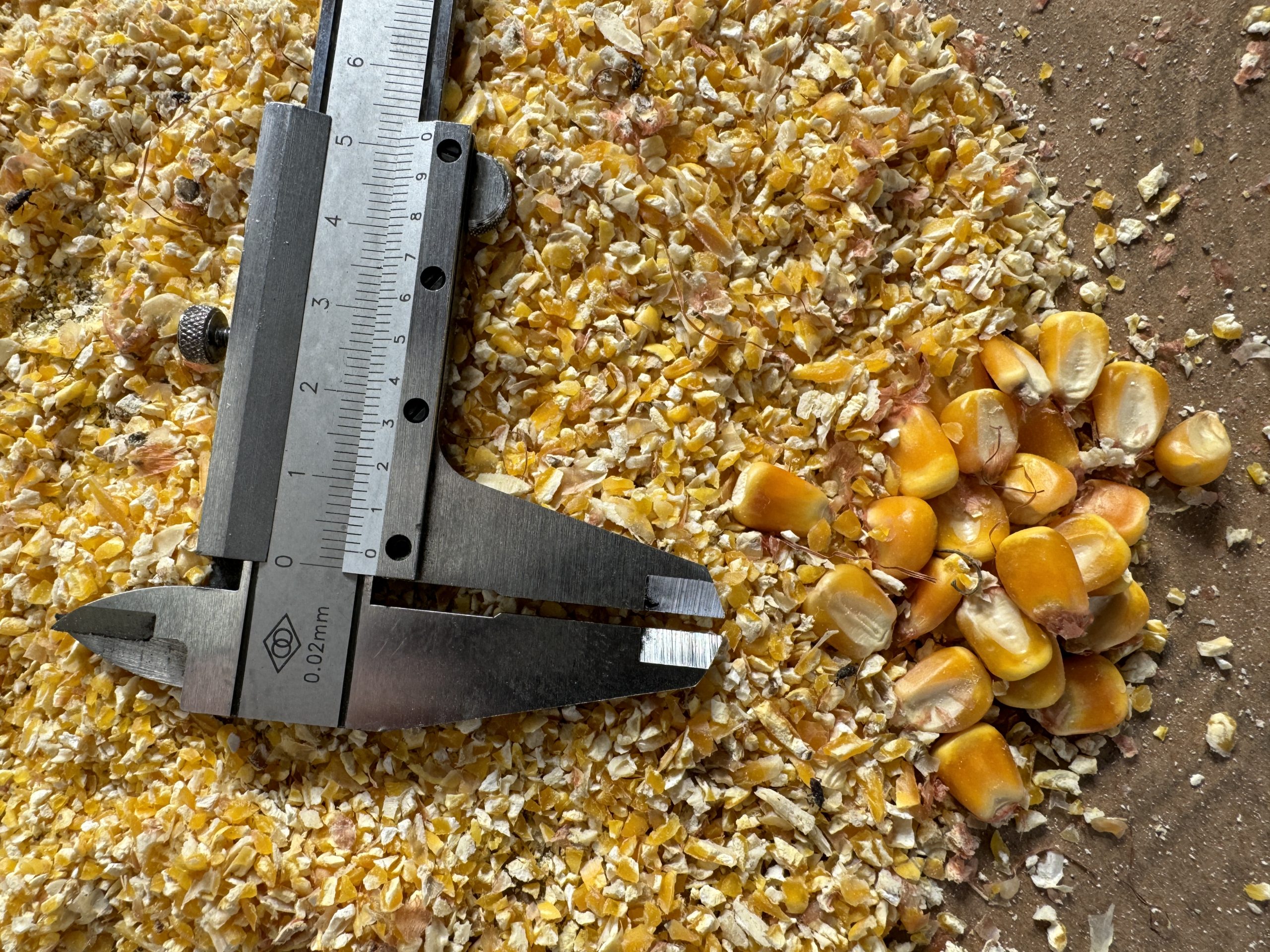 materials of corn flaking machine