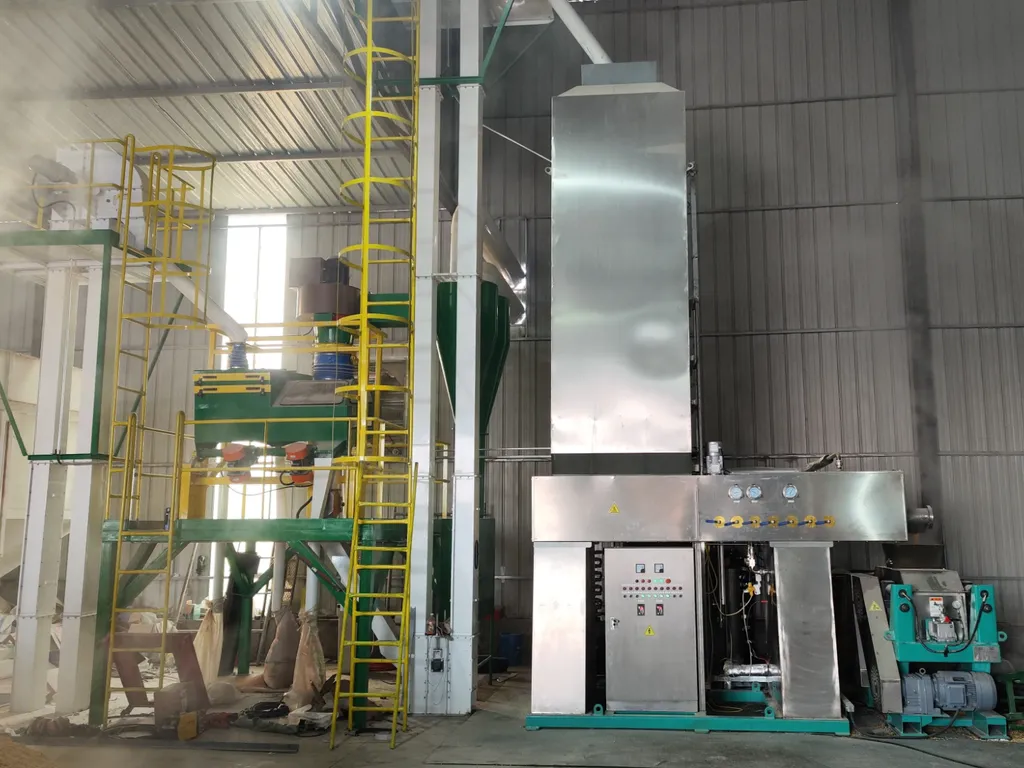 Photos of flaking machine 